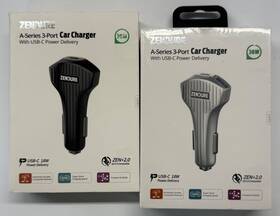 Zendure 857348008072 2/ 21.99 Inch A-series 3-port Car Charger With Usb-c Power Delivery
