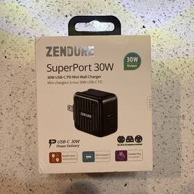 Zd1p30pd-b Zendure Superport 30w Usb-c Pd Mini Wall Charger Foldable Plug