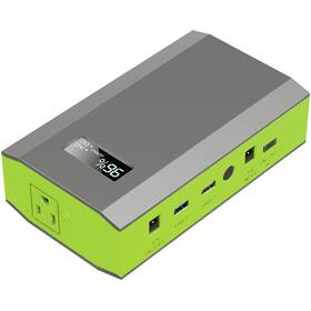 Zerokor 762765726648 Portable Power Bank With Ac Outlet 65w External Battery Pack 24000mah