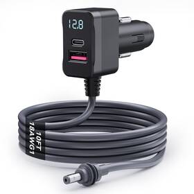 Zhaumim 762949976340 Starlink Mini Car Adapter 10ft 3-in-1 Cable And 12v-24v With Di