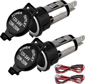 2h1dyq-ft01 Zhsms Cigarette Lighter Socket Dc 12v Car 12 Volt Female Power 3