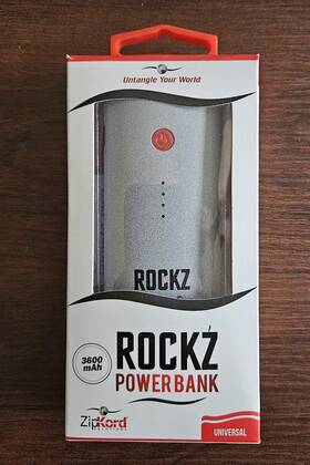 Rp81a3600r14 Zipkord Rockz Universal Powerbank 3600 Mah Single Usb With Flashlight