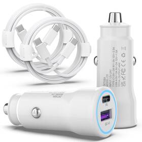 Qc4.0 Zrtxba 742973691273 Iphone 16 Car Charger Usb C Adapter 2pack 48w Pd&qc4.0 Dual Port