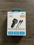 Anker Triple-port 67W Car Charger With Usb-c To Cable Brand New. Fixed Price $24.98.