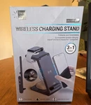 Case Logic 3-IN-1 Wireless Charging Stand Qi Foldable Multi-device Charger Black. Fixed Price $14.99.