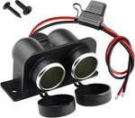 Cigarette Lighter Socket With Blade Fuse, Waterproof Auto Dual. Fixed Price $14.99.