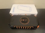 Riapow Solar Charger Power Bank Battery Capacity Is 26800 Mah Usb Black/orange. Fixed Price $20.00.