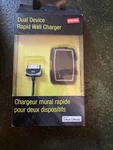 Staples Dual Device Rapid Wall Charger Fits Ipod Iphone 4S 3GS See Back Of Box. Fixed Price $9.99.