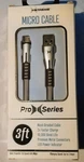 Xtreme Micro Cable Pro Series 3 Ft Mesh Braided 2X Faster Metal Connectors Led. Fixed Price $20.00.