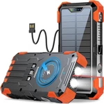 Solar Charger Power BANK,42800MAH Wireless Portable With Usb-c In/output. Fixed Price $39.54.