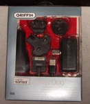 Griffin Power Duo Usb Cable, Ac Charger Car For Sandisk Sansa MP3. Fixed Price $39.95.