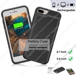 Rechargeable Battery Case For Iphone 8/7/6S/6/PLUS/SE Smart Charger Power Bank. Fixed Price $23.54.