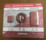 Ihome The Go Charging Bundle. Made For Iphone, Ipad,ipod. Pink.. Fixed Price $19.00.