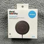 Deal Worthy Wireless Charging Pad Qi 10W 18W Usb-a Adapter Black Open Box. Fixed Price $15.99.