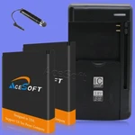 2X 4220MAH Extra Business Battery Portable Charger Novatel Jetpack Mifi 6630L. Fixed Price $46.56.