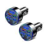 6 Ports Fast Charger With Voltage Monitor,car Cigarette Lighter Usb Charg.... Fixed Price $14.12.