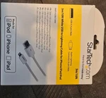 Startech 10FT Long White Apple 4PIN Lightning Connector Usb Cable 1023-03AM. Fixed Price $9.99.