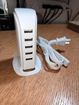 Aarp WEC-20 5-PORT Usb Charging Station 20W 5V 4A Etl White Nib Free Ship. Fixed Price $24.99.