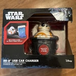 Think Geek Disney Star Wars BB-8 Usb Car Charger X-wing Copilot 2 Ports Nib. Fixed Price $17.88.