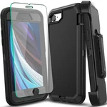 For Iphone 8 7 Plus 6S Case Cover Heavy Duty Shockproof +tempered Glass. Fixed Price $9.99.