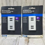Lot Of 2 New Sealed Box Eaton 7750 4 Port Usb Charging Station. P15. Fixed Price $35.00.