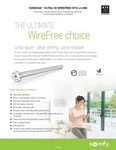 Somfy Sonesse Ultra 30 Wirefree 12-V Lithium-ion Rts Shade Motor 1003310. Fixed Price $240.00.