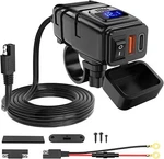Nilight Motorcycle Charger With Usb Type Port 12V Voltmeter Independent. Fixed Price $19.99.
