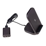 10W Qi Charging Stand - Dealworthy Black: Usb Wireless Charger Nib. Fixed Price $8.95.