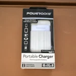 Powerocks Portable Charger 9000MAH White Usb Universal Rechargeable Battery. Fixed Price $12.95.