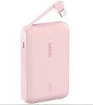 Belkin Portable Charger Power Bank Usb C, 10000 Mah W/integrated Cable, 20W Fast. Fixed Price $35.00.