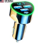 4 In 1 Multi Port Usb Car Phone Charger Adapter With Voltage Display, Black. Fixed Price $30.66.