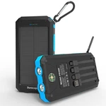 Durecopow 20000MAH Solar Power Bank, Portable Charger, 4 Cables & 3 Usb Ports. Fixed Price $32.45.
