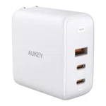 Aukey PA-B6S Omnia MIX3 Gan 3-PORT Usb-c Usb-a Pd High Speed Charger 90W White. Fixed Price $14.99.