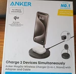 Anker Maggo 3-IN-1 Wireless Charging Station 15W QI2 New Factory Sealed. Fixed Price $79.19.