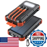 Uukto 45800MAH Portable Solar Power Bank Fast Charging External Battery Pack Led. Fixed Price $49.87.