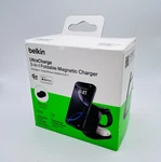 Belkin 3-IN-1 Foldable Magnetic Charging Stand, 25W QI2, Magsafe Black. Fixed Price $69.95.