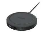 Mophie Wireless Charging Hub W/ Usb-c & Usb-a Ports Black Fast Charge -new. Fixed Price $24.99.