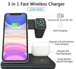 Wireless Charger, 3 1, 15W Fast Charging Station For Apple. Fixed Price $19.99.