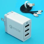 High-voltage Plug-in Power Adapter QC3.0 Charger 3IN1 Cable Fits Lg V30 H931. Fixed Price $25.74.