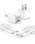 Anker Usb Charger Block, 20W Piq 3.0 Compact Fast Charging For Iphone 17/16.... Fixed Price $26.22.