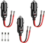 12V Cigarette Lighter Plug Adapter Connector, 3 Pack 16AWG Heavy Duty Male.... Fixed Price $14.69.