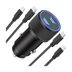 Apple Mfi Certified Iphone Fast Car Charger, Linocell 40W Dual Usb Power .... Fixed Price $17.89.