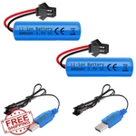 Vicmile 3.7V 800MAH Li-ion Battery 2PK SM-2P Charger. Fixed Price $20.00.