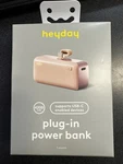 Heyday 4200MAH Plugin Iphone Power Bank - Stone White. Fixed Price $9.99.