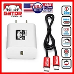 Usb-c To Cable Pd 20W Wall Charger Fast For Samsung Lg Htc Android. Fixed Price $11.99.