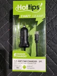 Hottips 5 Watt 1.0 Amp Car Charger 3 Ft Android Compatible. Fixed Price $5.00.