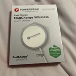 Powerpeak Aluminum 15W Magcharge Wireless Charging Pad. Fixed Price $10.00.