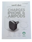 X5-N Tylt Venti Duo Car Magsafe Compatible 15W Charges Iphone & Airpods. Fixed Price $11.72.