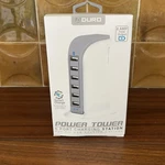 Aduro Power Tower 6-PORT Usb Desktop Charging Station Nib. Fixed Price $19.99.