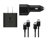 Samsung Power Bundle 45W Wall Charger Dual CARCHARG45+15W 2XUSB Cables 3A+5A. Fixed Price $48.99.